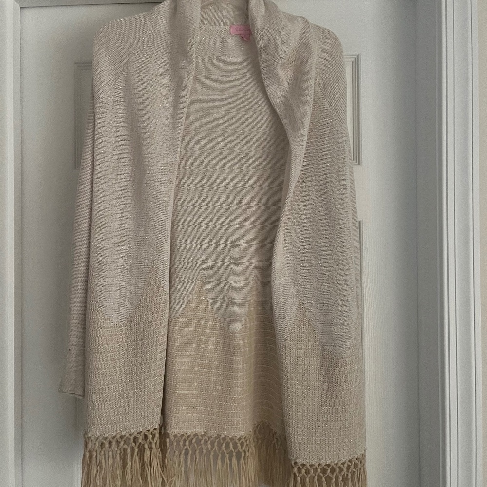 Lilly Pulitzer Fringe Sweater